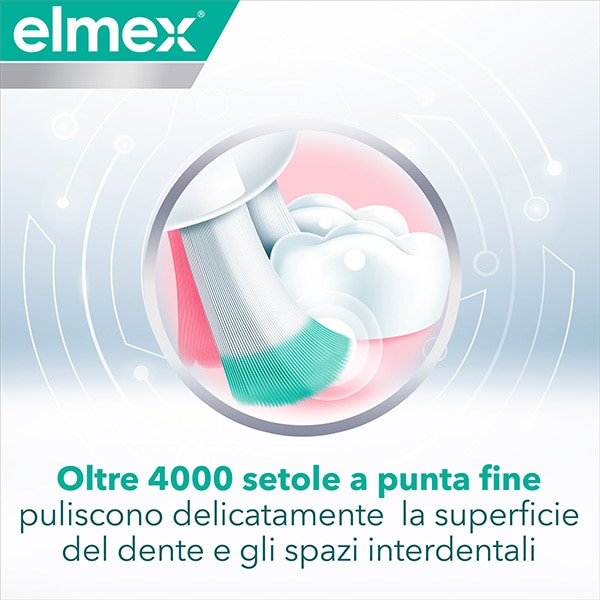 Oltre 4000 setole a punta fine
